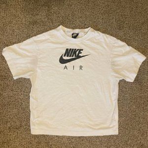 Nike Air White & Black Tee Size Small